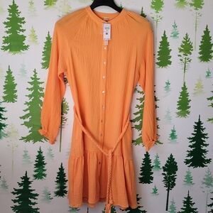 New Magaschoni Orange Organic Cotton Dress.